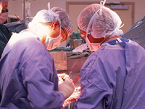 Surgeons in the operating room
