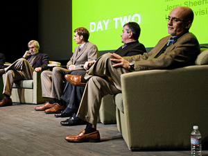 The first "Greening the Internet Economy" Symposium consisted of two days of panel discussions, presentations and keynote speeches about ICT's role in our carbon-constrained world.