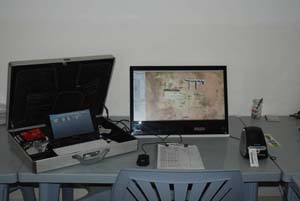 Some of the equipment used in digital archaeology