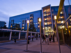 By making simple changes, Calit2 (and its UCSD headquarters in Atkinson Hall, shown here) is primed to offset its carbon footprint by an estimated 15,000 kWh per month, at a monthly cost savings of about $1,336.