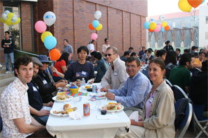 guests enjoying the barbecue