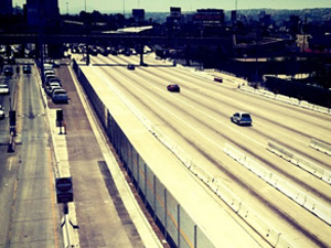 The U.S.-Mexico International border crossing at San Ysirdro.