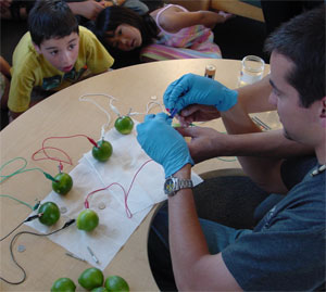 students learn about science