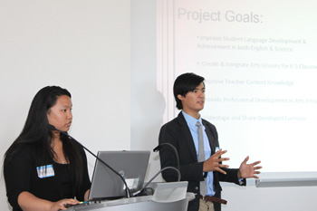 Paul Blair With Students