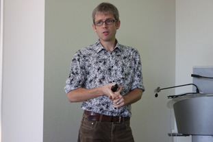 Paul Blair With Students