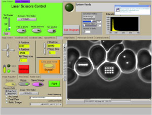 Robolase control panel