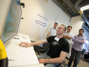 Jacob Whitehill demonstrates smile-detection technology