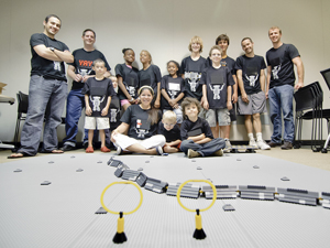 Paricipants in the Moonbots Challenge