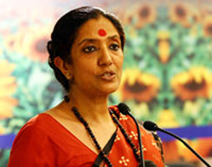 IGNCA Joint Secretary <b>Aditi Mehta</b> - 10_15_09_ignca_methi