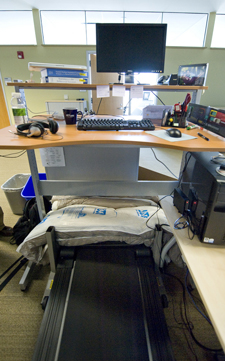 The Active Desk set-up