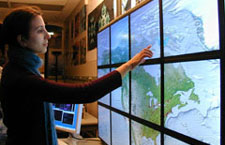 High-definition tiled display at EVL