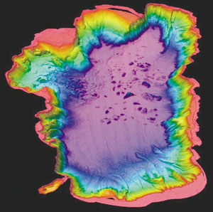 Topography of Lake Tahoe