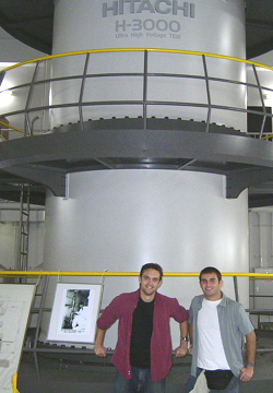 electron microscope at Osaka University