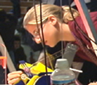 Preuss student prepares robot for MAE3 contest
