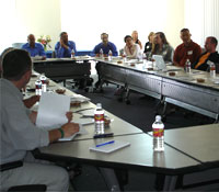 Council members at first UCI meeting