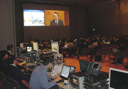Larry Smarr speaking at Japan Gigabit Network 2 Symposium