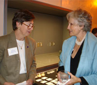 UCSD chancellor Fox and Peggy Preuss
