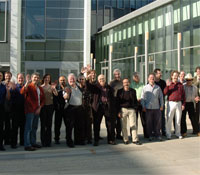 M&T group in front of Calit2 building