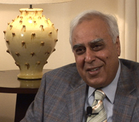 Indian Science and Technology Minister Kapil Sibal