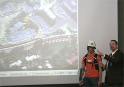 Paul Blair With Students