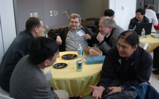 Between sessions at ITA workshop