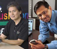 Rene Cruz (left) and Sujit Dey
