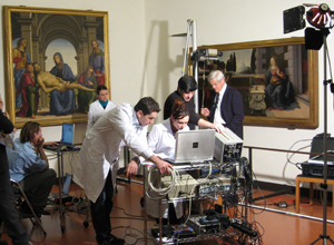 Javier Rodriguez at Uffizi Gallery