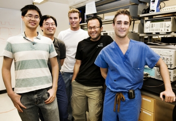 Students working on SurgiCam