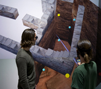 Jordanian dig site displayed in Calit2