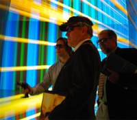 State Assemblyman Martin Garrick in the StarCAVE.