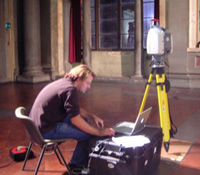 Grad student in Palazzo Vecchio