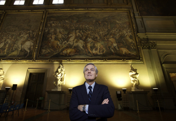 Maurizio Seracini in Palazzo Vecchio