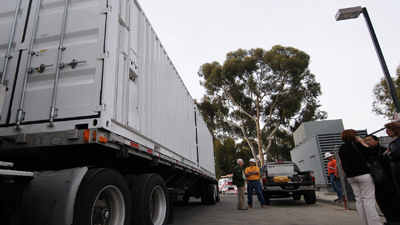 Delivery of modular datacenter