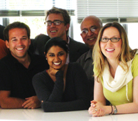 GRAIN co-founders (L-R) Albert Lin, Garrett Smith, Derek Lomas, Shivani Singh, Sukumar Srinivas and