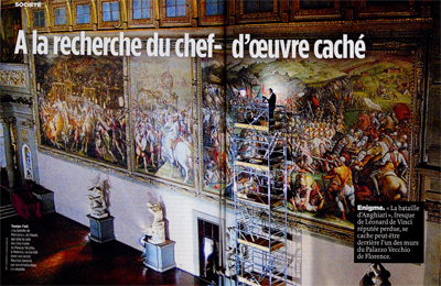Le Point two-page spread