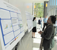Deborah Jackson, ERC Program Director, looks at CIAN students