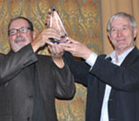 Phil Bourne (at left) with Tony Hey