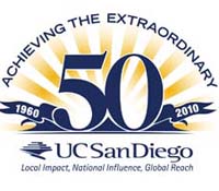 UCSD 50th anniversary logo