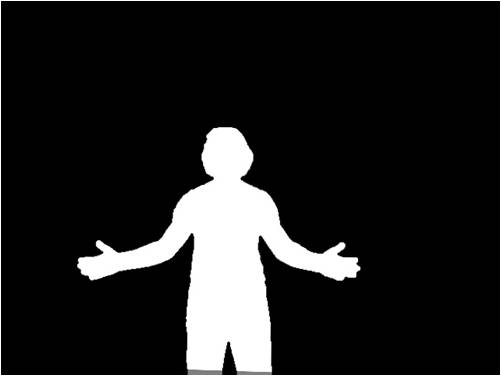 Background extraction of Virtualize Me avatar