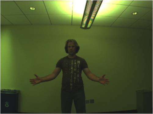 Daniel Knoblauch serves as a model for his 'Virtualize Me' avatar