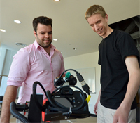 Engineers for Exploration undergrads with Sentinel camera trap system