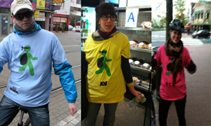 The three winning pictures. From left: in Bratislava, in New York City and in Washington, D.C.