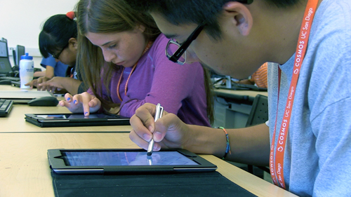 Students in a residential summer college prep program tried the app.