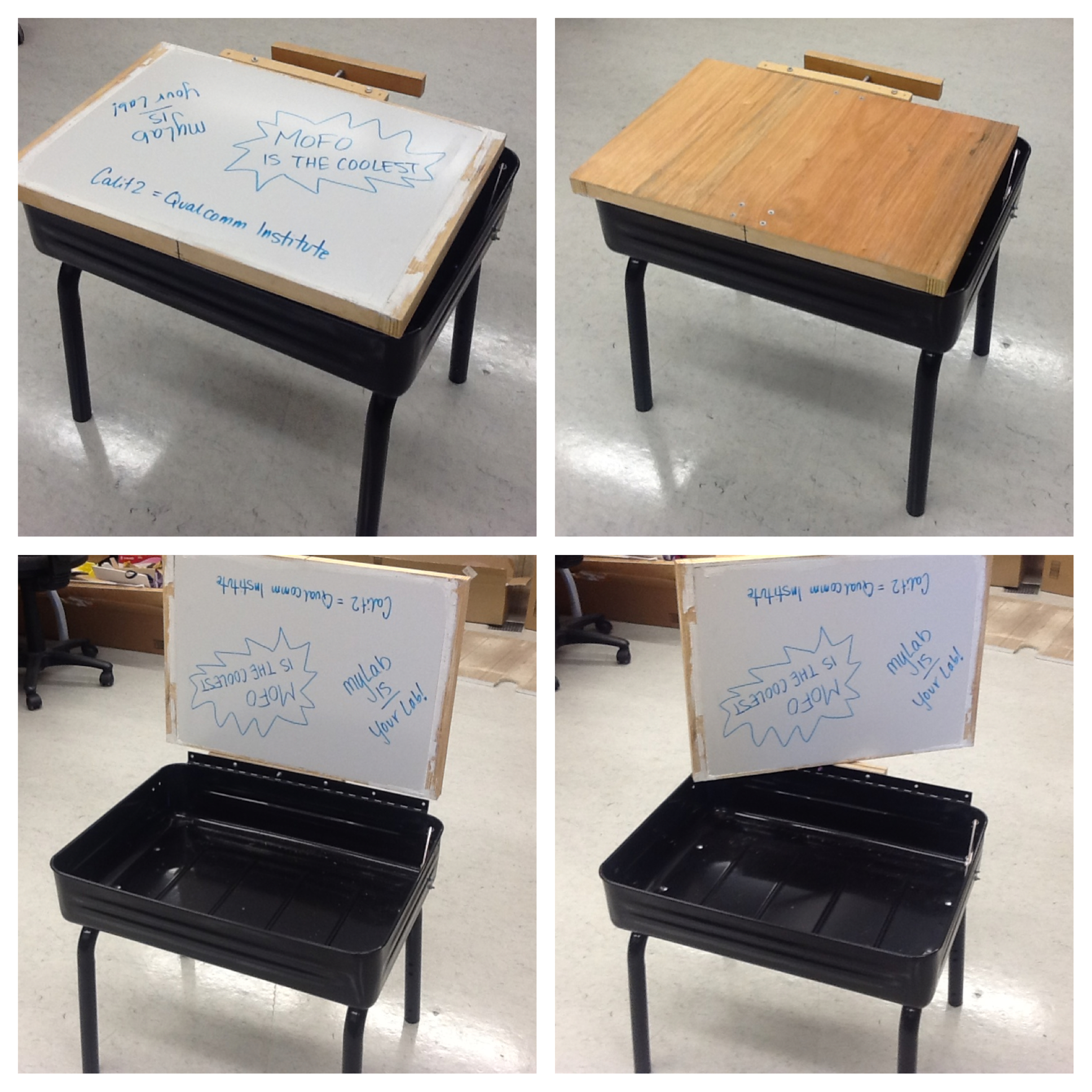 myLab flip table prototype