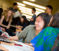 Undergraduates in CSE lab, UC San Diego