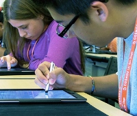 Students in a residential summer college prep program tried the app.