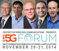 Keynote speakers at CWC 5G Forum