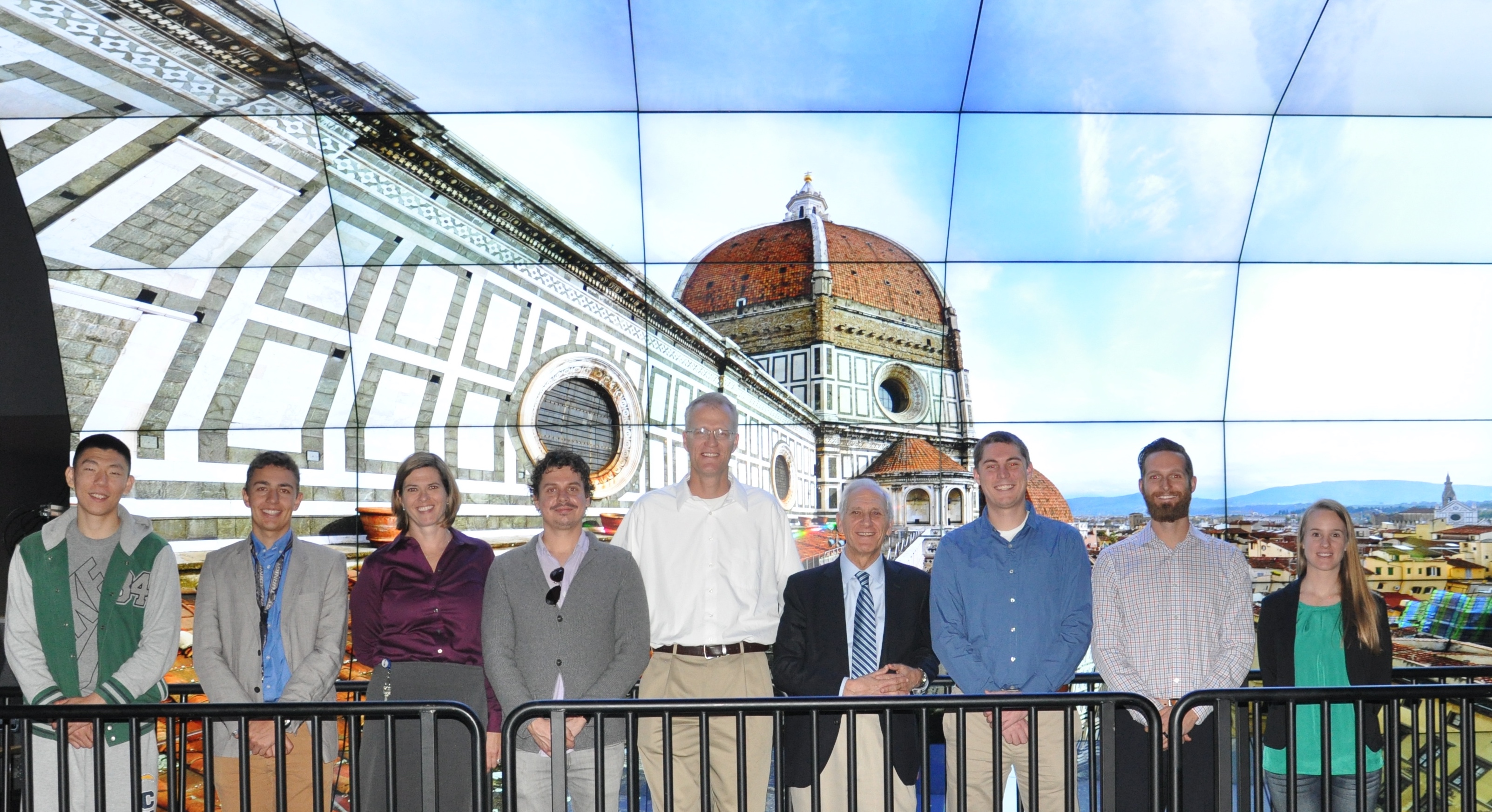 The CISA3 team with Franco Lucchesi