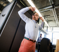 CSE Prof. Hovav Shacham and body scanner