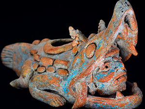Maya Crocodile Effigy